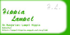 hippia lampel business card